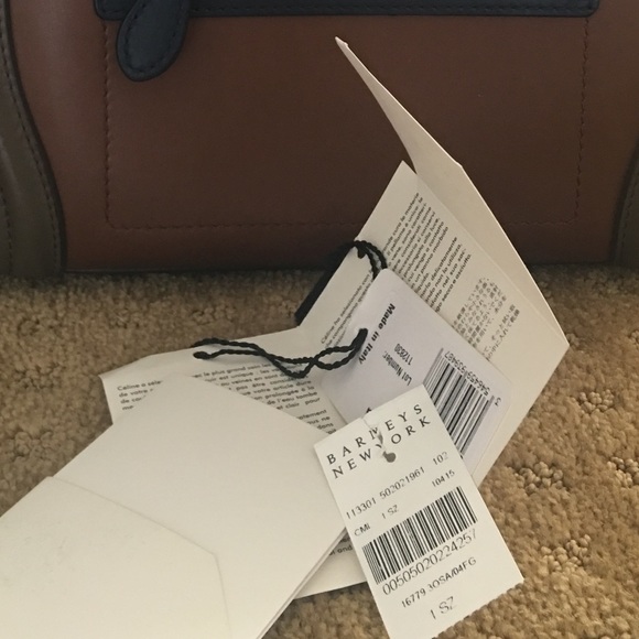 100% AUTHENTIC Celine Tri-Color Luggage Tote! - Picture 5 of 7
